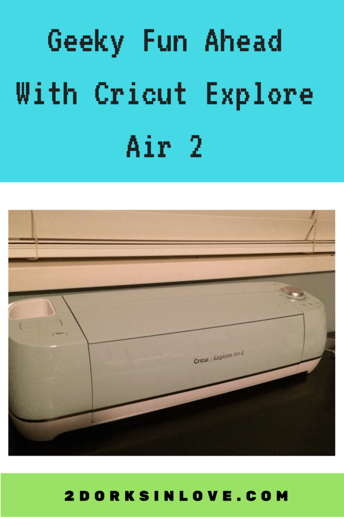 You can do all sorts of fun crafts using the Cricut Explore Air 2, including geeky ones!